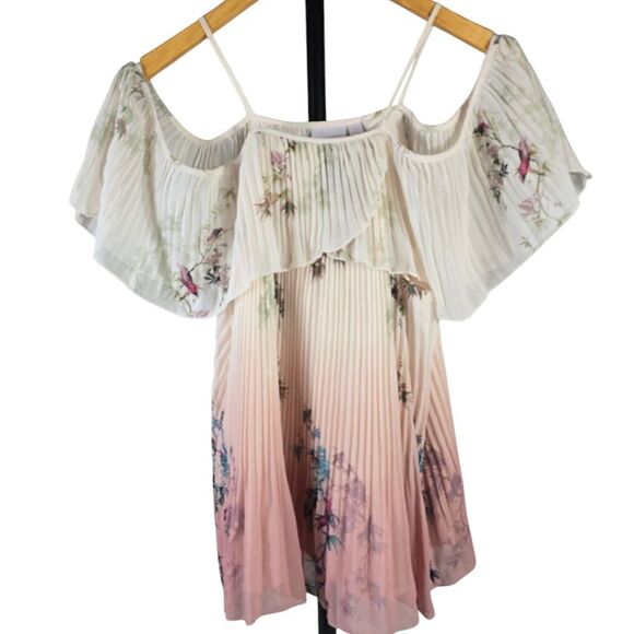 LC Lauren Conrad Pink Blouse w - Picture 3 of 9